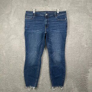 Old Navy Rockstar Super Skinny Jeans Plus Size 20‎ Mid-Rise Secret Slim Pockets